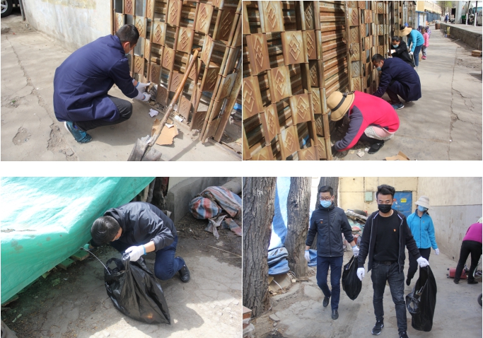 中共青海省第三建筑工程有限公司支部委員會開展“黨旗領航，愛衛同行”主題黨日活動